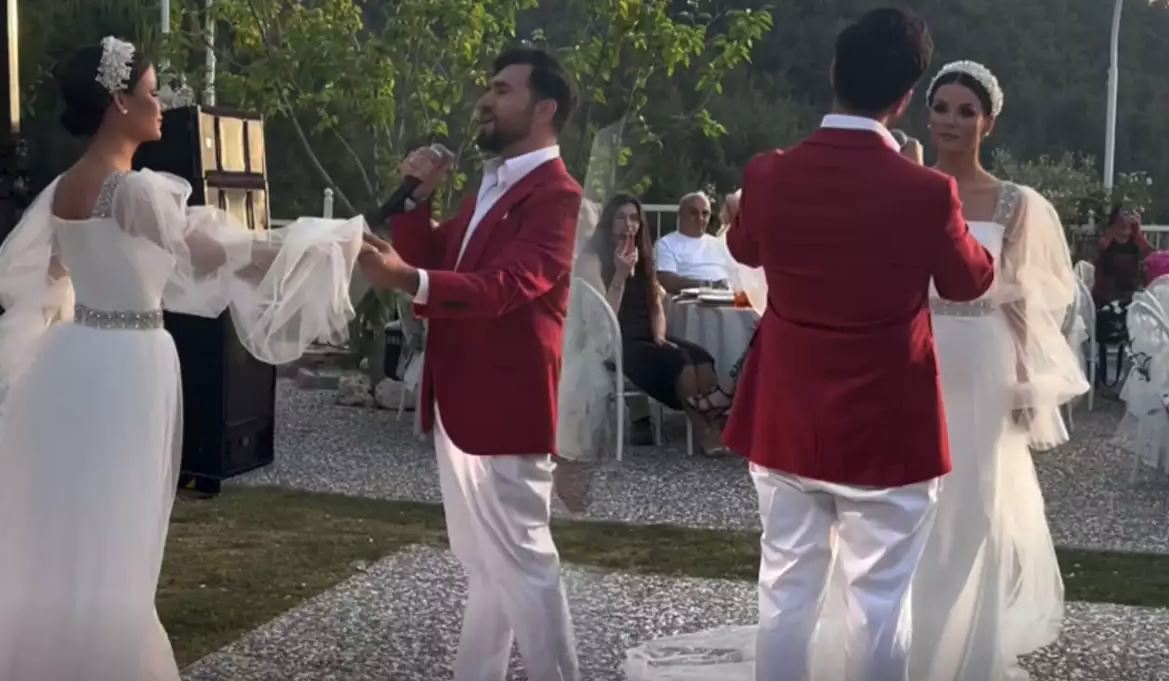 Çingiz xanımını ifası ilə qarşıladı - VİDEO