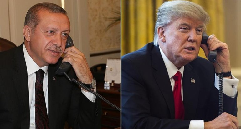 Ərdoğan Donald Trampla telefonla danışıb