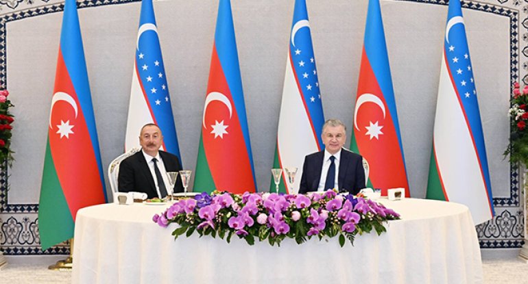 Prezidentlər ailələri ilə konsertdə iştirak etdi