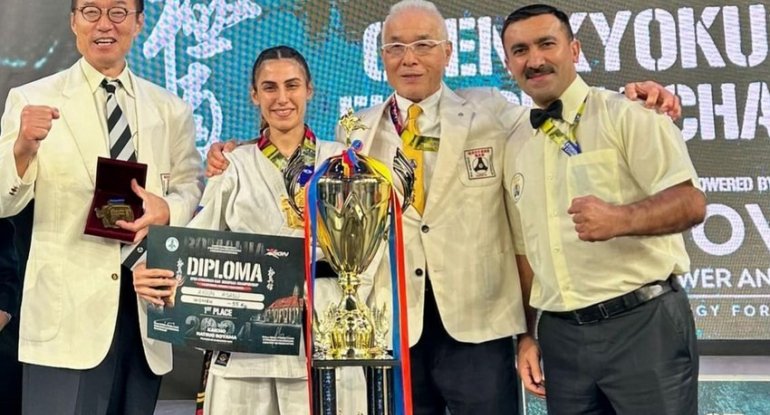 Azərbaycanlı karateçi Avropa çempionatının qalibi olub