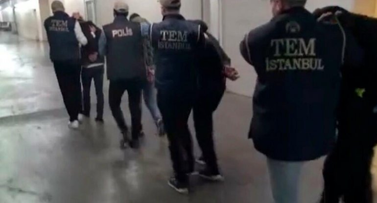 İstanbulda PKK-ya qarşı əməliyyat: 6 nəfər şübhəli saxlanıldı