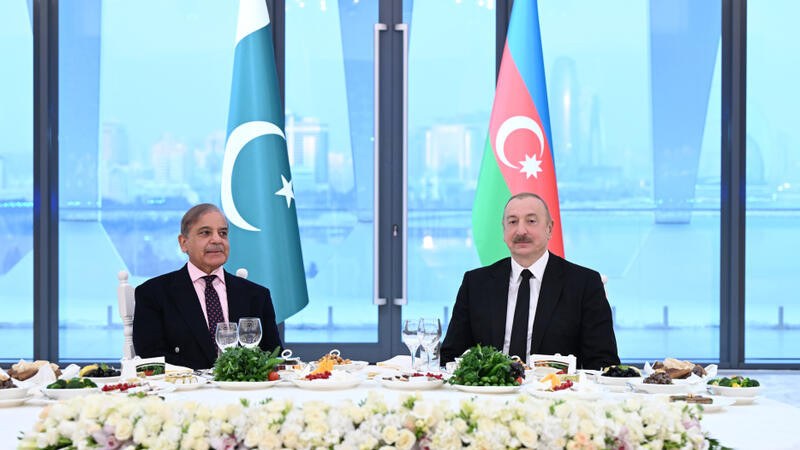 Pakistanın Baş nazirinin şərəfinə dövlət ziyafəti verildi - YENİLƏNDİ