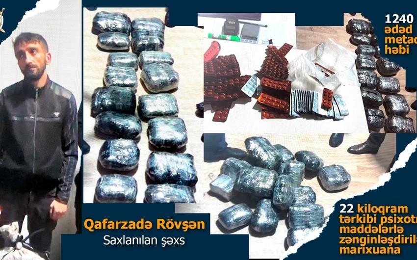 Lənkəranda əməliyyat keçirilib - 22 kiloqram narkotik aşkar olunub