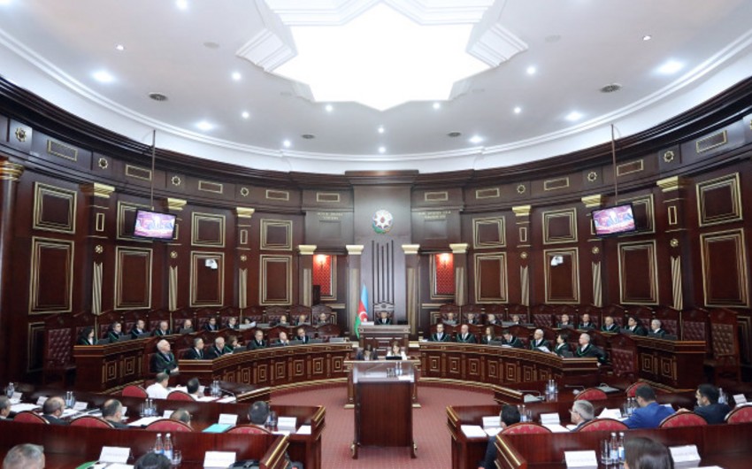 Ali Məhkəmənin Plenum iclası keçirilib