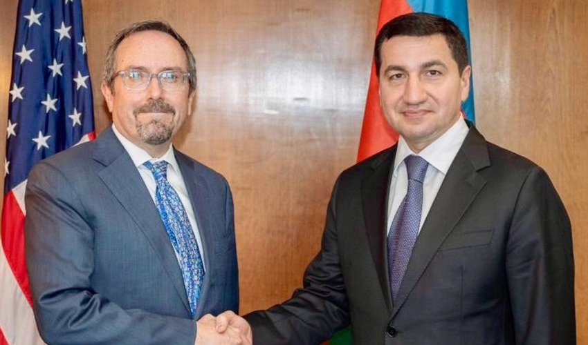 Hikmət Hacıyev Amerikada: dövlət rəsmiləri ilə COP29 müzakirə olunub