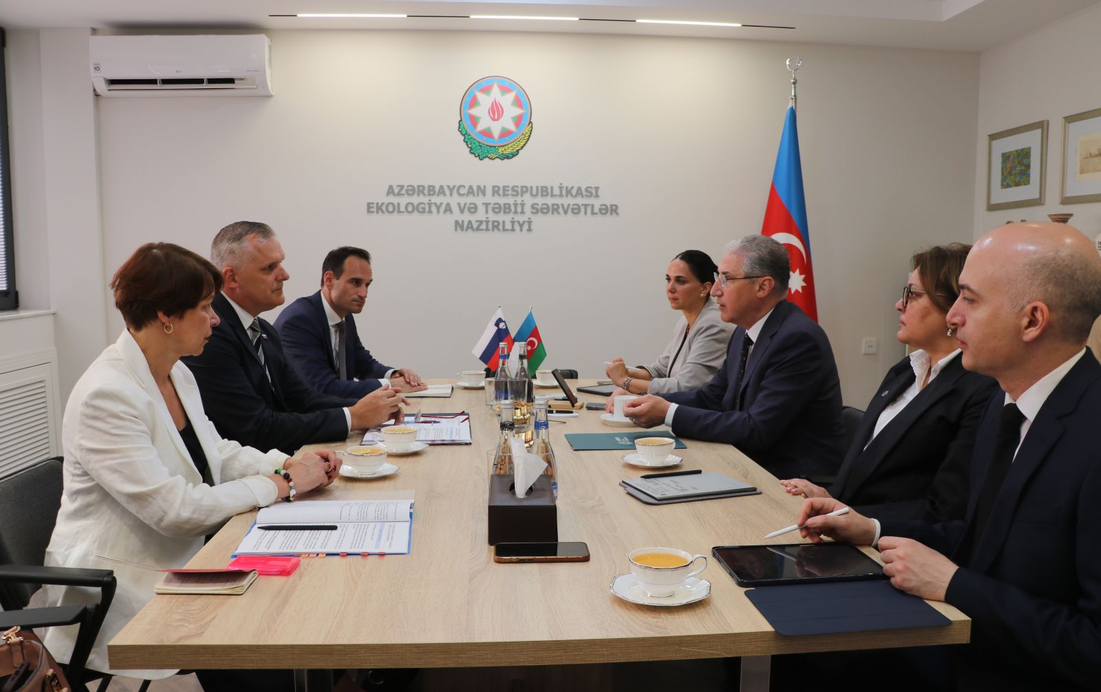 Muxtar Babayev sloveniyalı həmkarı ilə görüş keçirib