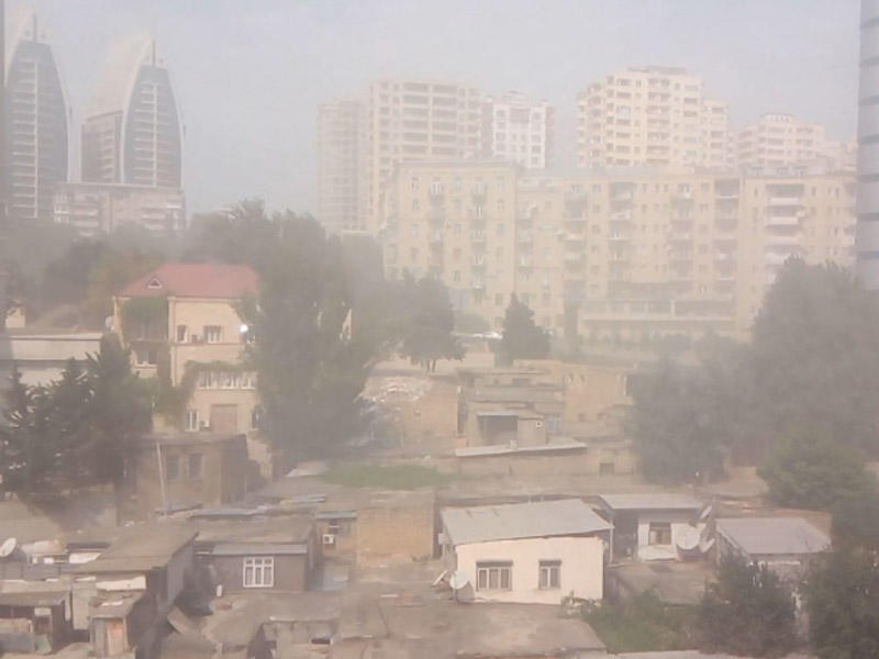 Bakıda tozlu hava şəraiti müşahidə olunur