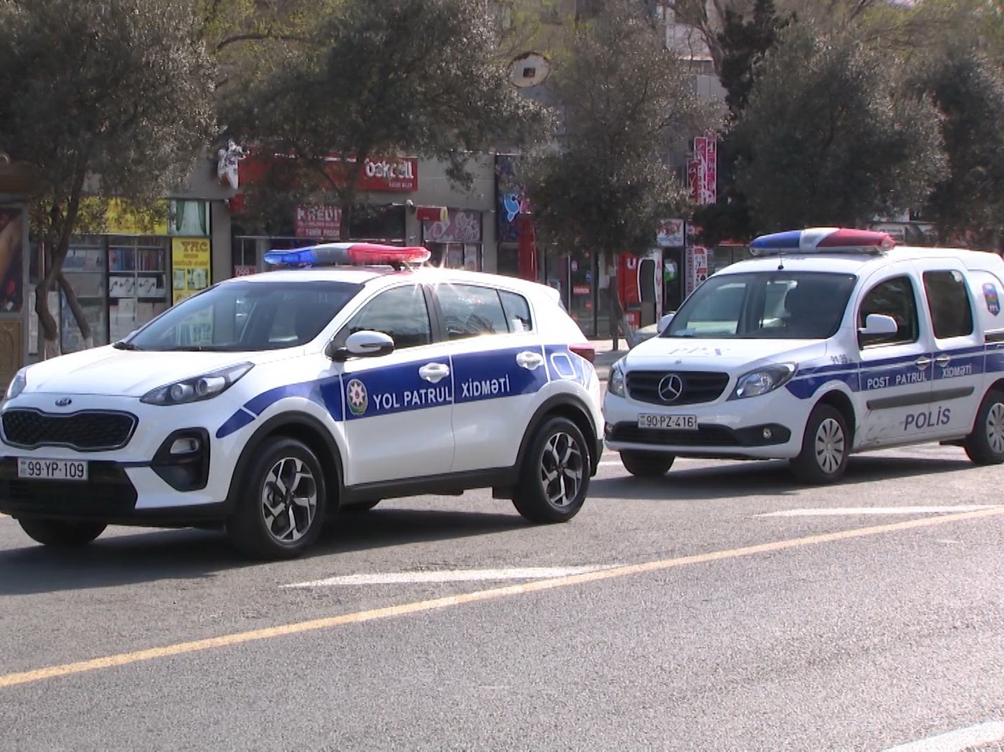 Naxçıvan polisinə yeni avtomobillər verildi