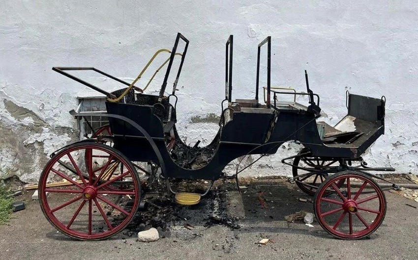  Faytonu söndürmək üçün küçəyə çıxanlara atəş açılıb