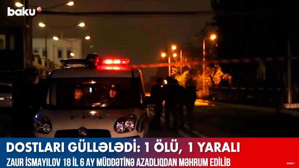 Bakıda film kimi hadisə: Dostları avtomatdan atəşə tutdu 