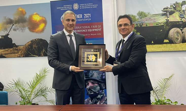Müdafiə sənayesi naziri Mədət Quliyev "Partner-2021” sərgisi çərçivəsində Serbiyanın müdafiə naziri ilə GÖRÜŞÜB