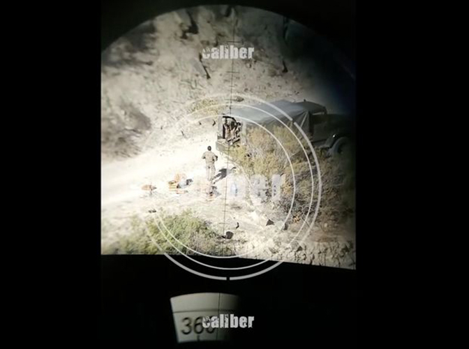 “Caliber”: Snayperlərimizin düşmən qüvvələrini məhvetmə görüntüləri - VİDEO
