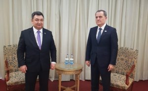 Ceyhun Bayramov Beynəlxalq Türk Akademiyasının prezidenti ilə GÖRÜŞDÜ