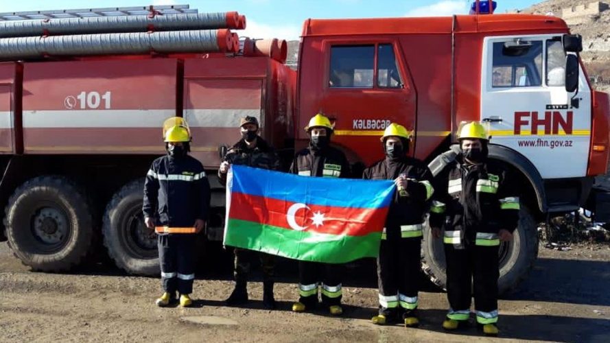 FHN-in yanğın-xilasetmə qüvvələrinin növbəti qrupu Türkiyədən Vətənə qayıdıb