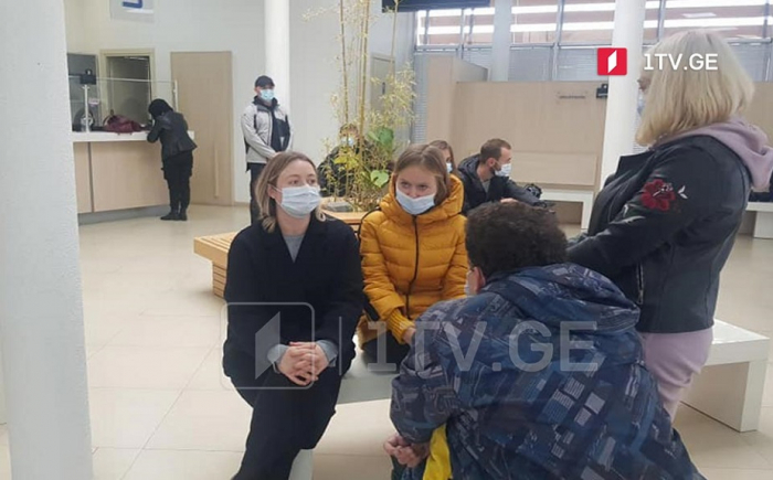Ukraynalı deputat Liza Yasko Saakaşvili ilə görüşə gəlib