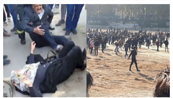 İran polisi etirazçıları qətlə yetirdi - Dəhşətli görüntülər