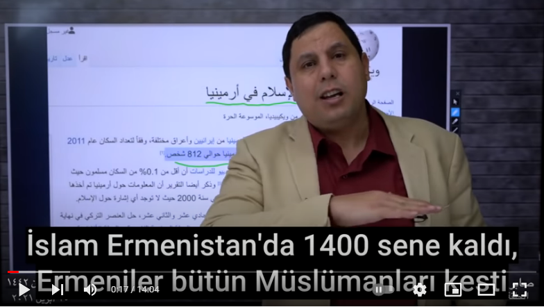 Misirli jurnalist: “Ermənistanda niyə türk yoxdur?”