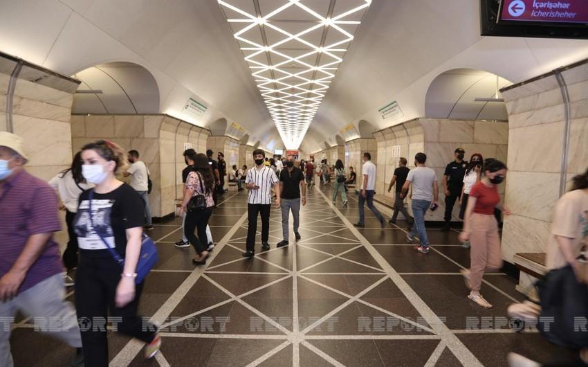 Bakı metrosu iyun-iyul aylarında 20 milyona yaxın sərnişin daşıyıb