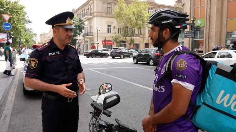 Polis ikitəkərli nəqliyyat sürücülərinə xəbərdarlıq ETDİ