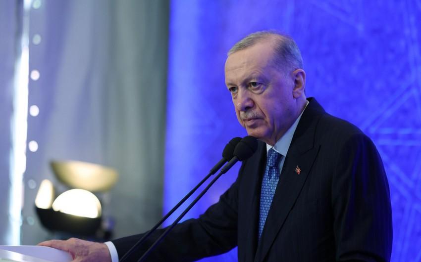 "Xankəndi şəhərinin sülh mərkəzi olacağına ürəkdən inanıram" - Ərdoğan