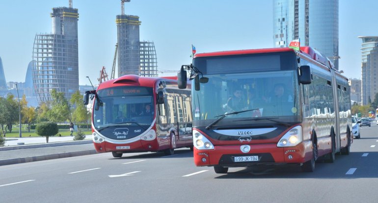 Bakıda həmin müddət avtobuslardan pulsuz istifadə ediləcək?