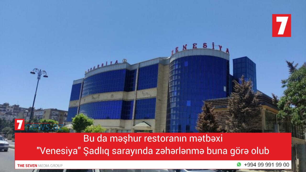 Bu da məşhur restoranın mətbəxi... - "Venesiya" Şadlıq sarayında zəhərlənmə buna görə olub