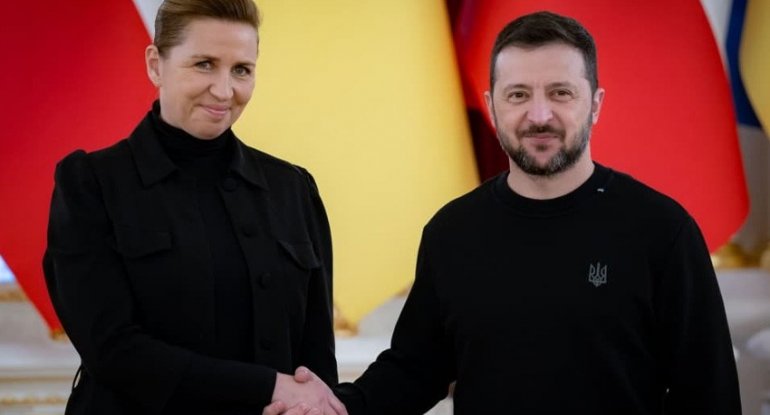 Zelenski Frederiksenlə müzakirə etdiyi məsələləri açıqladı