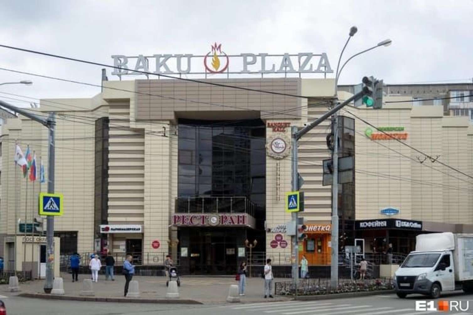 Rusiya Milli Qvardiyasının dəstəsi yenidən "Baku Plaza"da - Foto