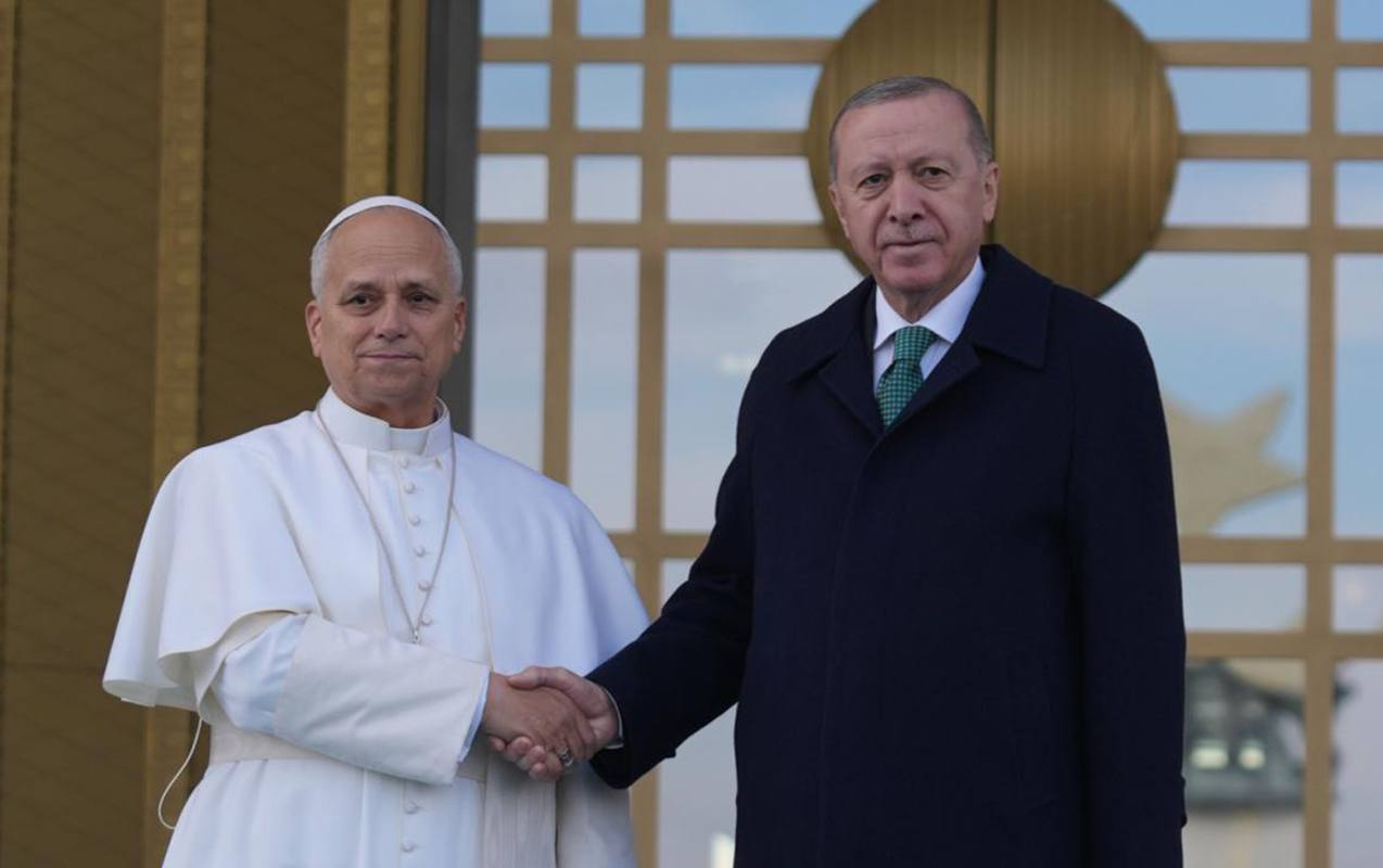 Prezident Ərdoğan Roma papası ilə görüşüb