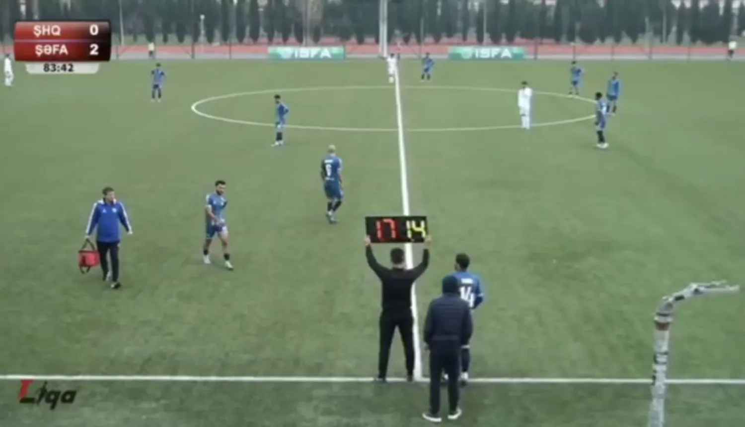 I Liqa: "Şahdağ Qusar" prezidenti futbolçu kimi oyuna daxil oldu - VİDEO