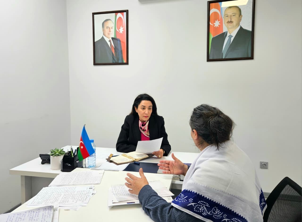 Ombudsman Səbinə Əliyeva növbəti vətəndaş qəbulu keçirib