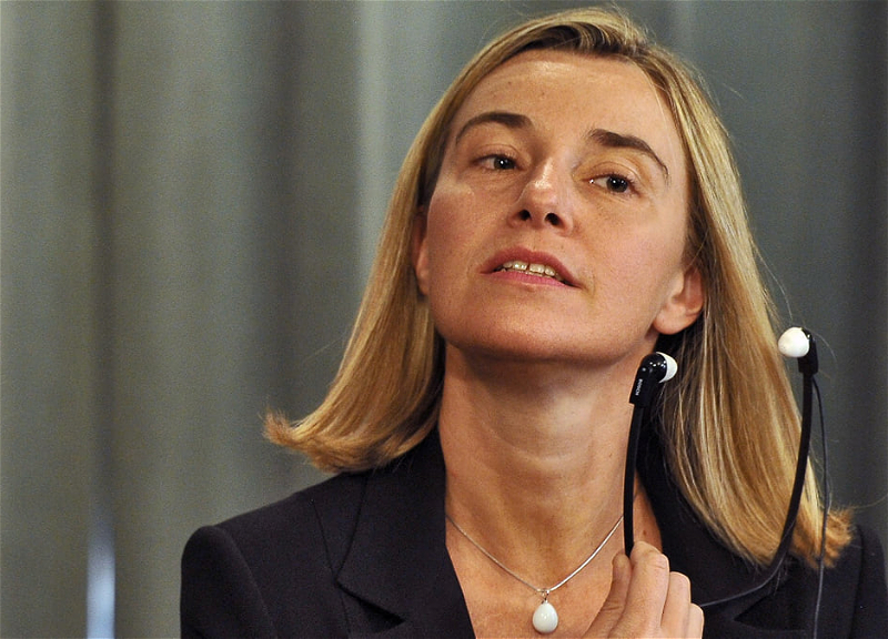 Federika Mogerini azadlığa çıxdı