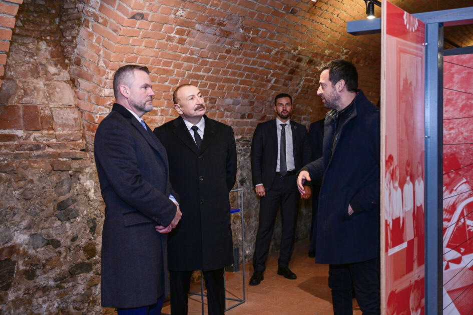 Azərbaycan və Slovakiya prezidentləri Bratislavada Devin qəsrində olublar - FOTO