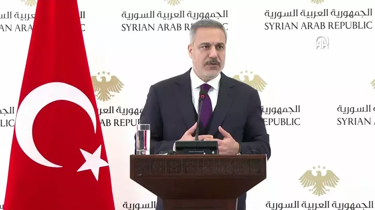 Xarici İşlər Naziri Hakan Fidan Dəməşqdə...