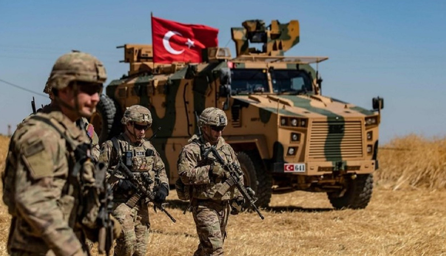 Türk ordusu Hələb yaxınlığında kürd mövqelərini atəşə tutur - VİDEO