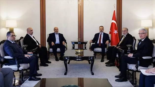 Hakan Fidan HƏMAS heyəti ilə görüşdü
