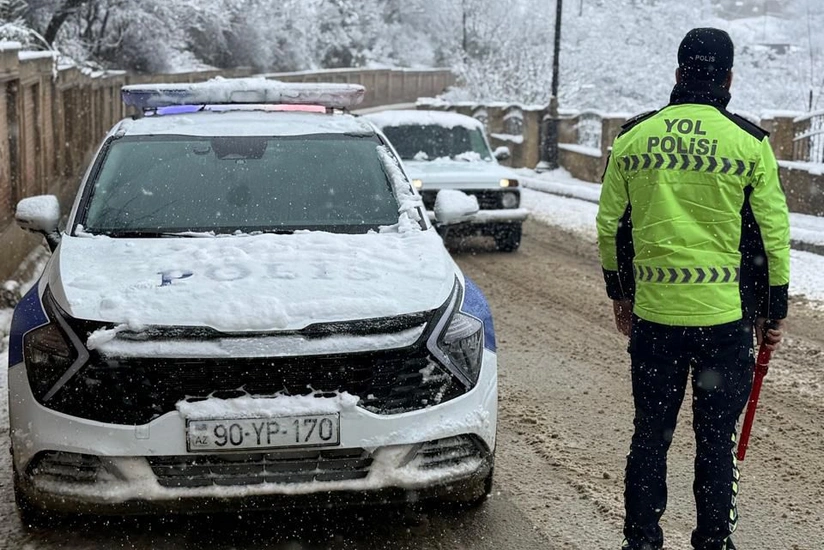 DİN qarlı hava ilə bağlı hərəkət iştirakçılarına müraciət edib