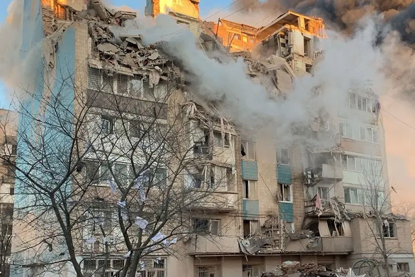 Rusiyanın Xarkova kütləvi hücumu nəticəsində 19 nəfər yaralanıb