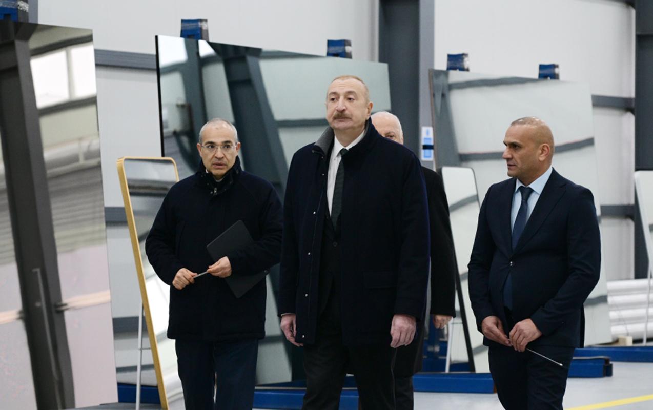 Prezident Sumqayıtda açılışda - Fotolar