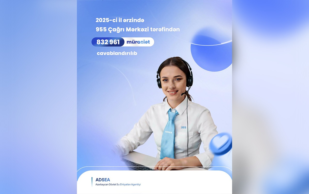 ADSEA-nın Çağrı Mərkəzi ötən il 832 961 zəngi cavablandırılıb
