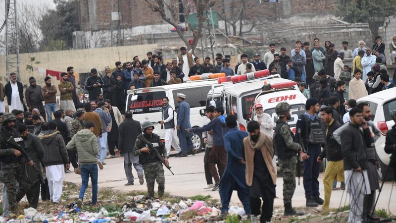 Pakistanda məsciddə baş verən partlayışda ölənlərin sayı artıb