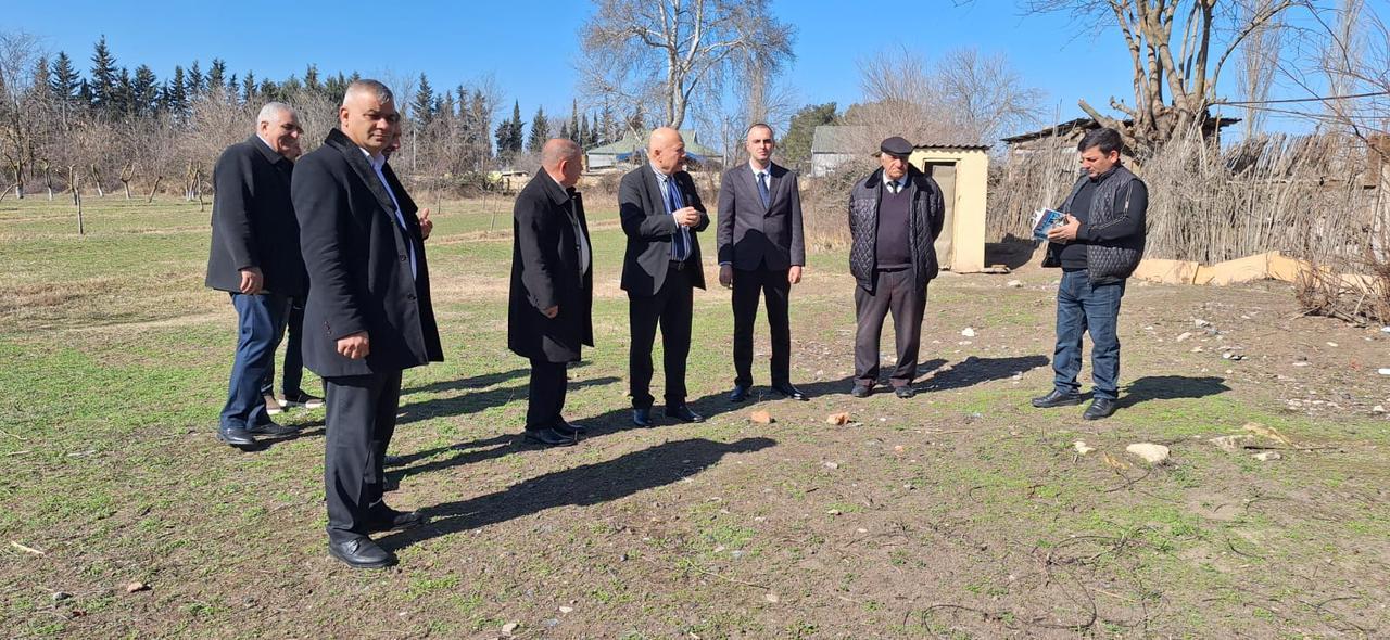 Səyyad Aran Qaradonlu kəndində ziyalılarla görüşüb - Fotolar
