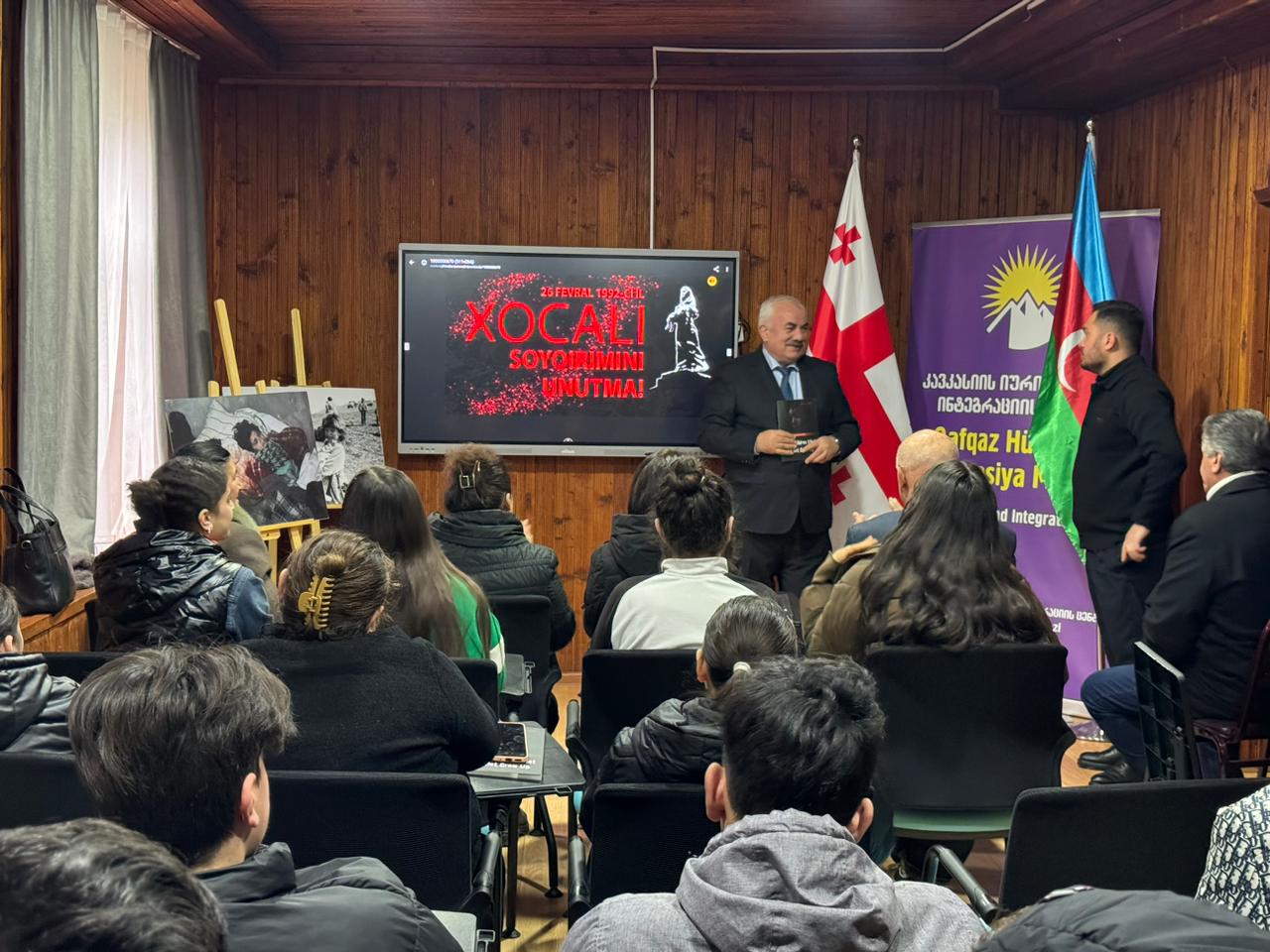 Bolnisidə Xocalı faciəsinin ildönümü - “Böyüməyən uşaqlar” kitabının təqdimatı