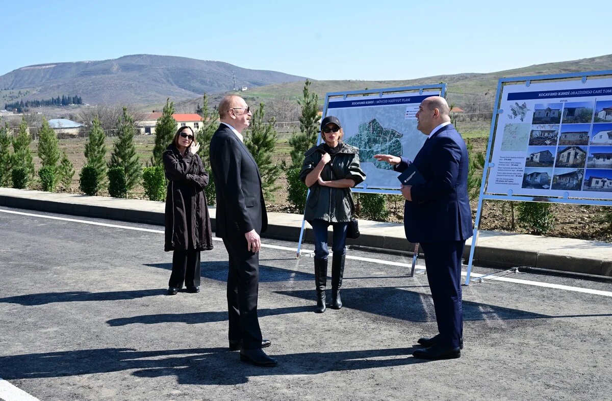 Prezident Xocavənddə görülmüş işlərlə tanış oldu - Foto/Yeniləndi