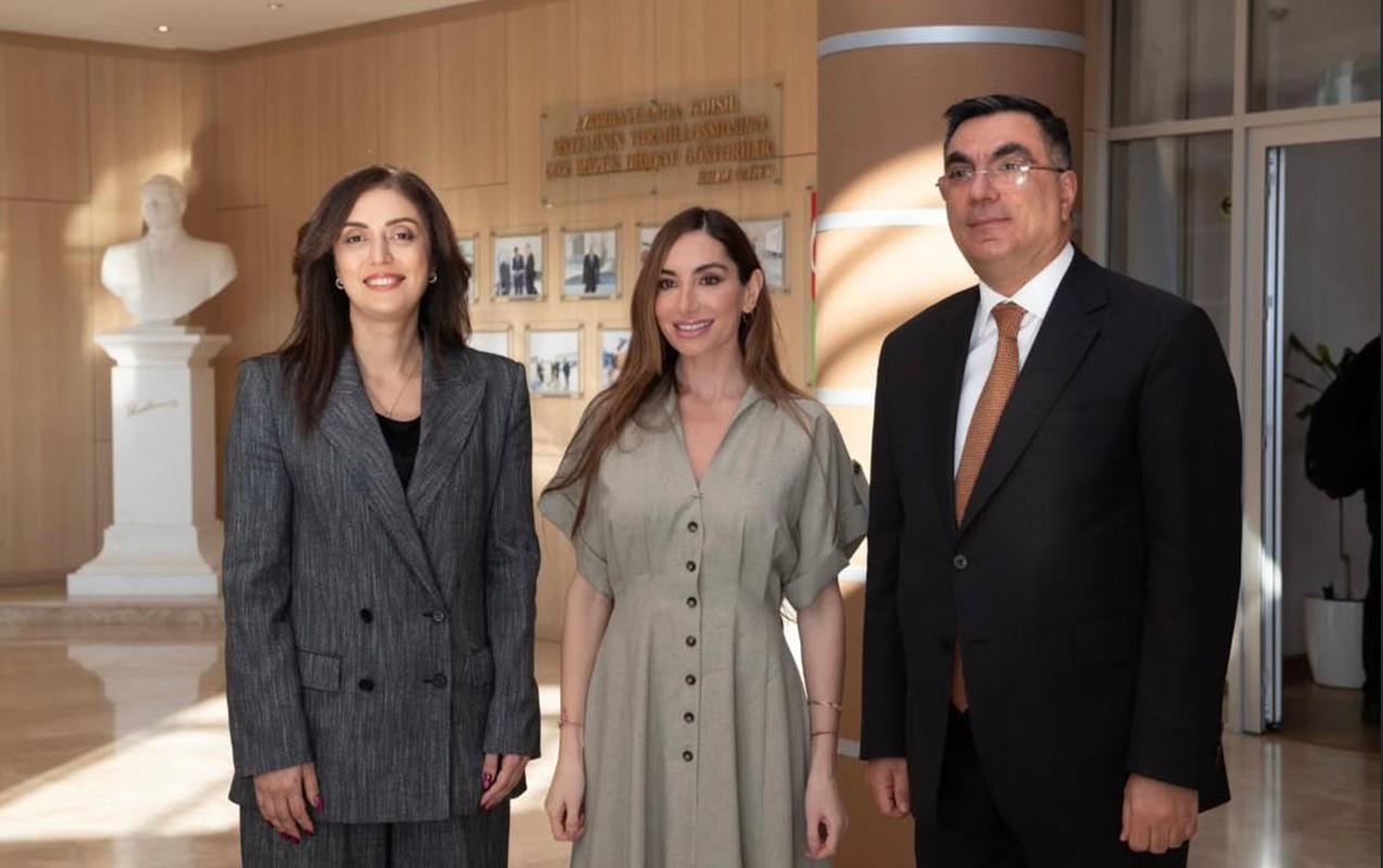 Arzu Əliyeva Bakı Ali Neft Məktəbində olub – FOTOLAR