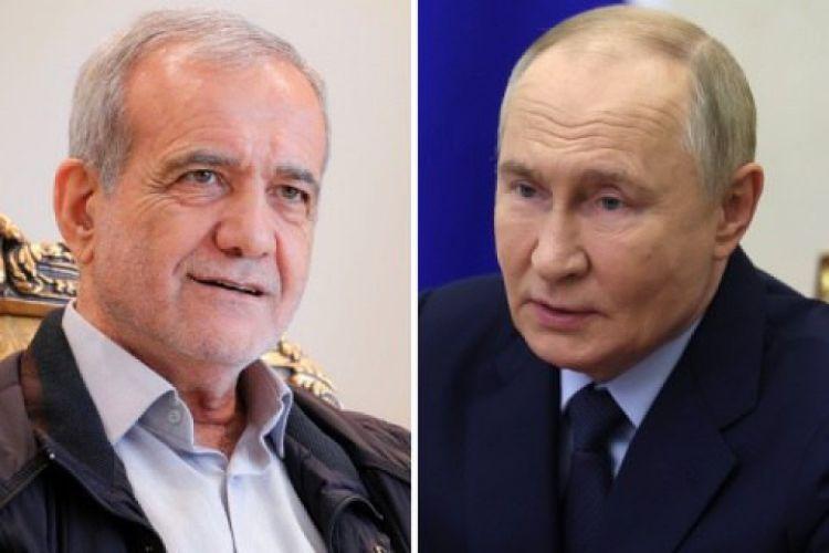 Pezeşkian Putinlə Naxçıvana dron hücumuyla bağlı danışıb - Nə deyib?