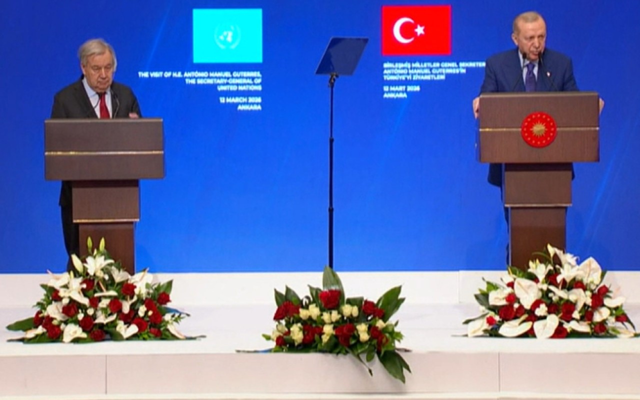 Ərdoğan BMT Baş katibinə Atatürk Sülh Mükafatını təqdim etdi