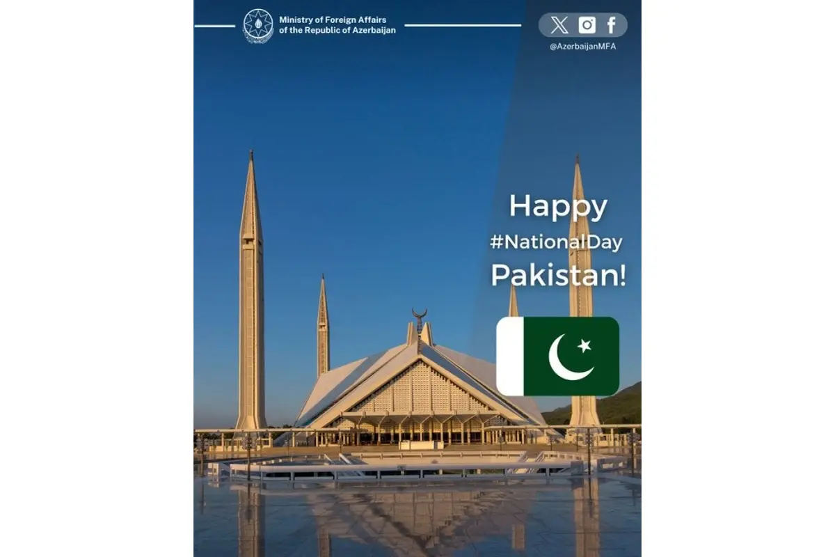 Azərbaycan XİN Pakistan xalqını təbrik edib