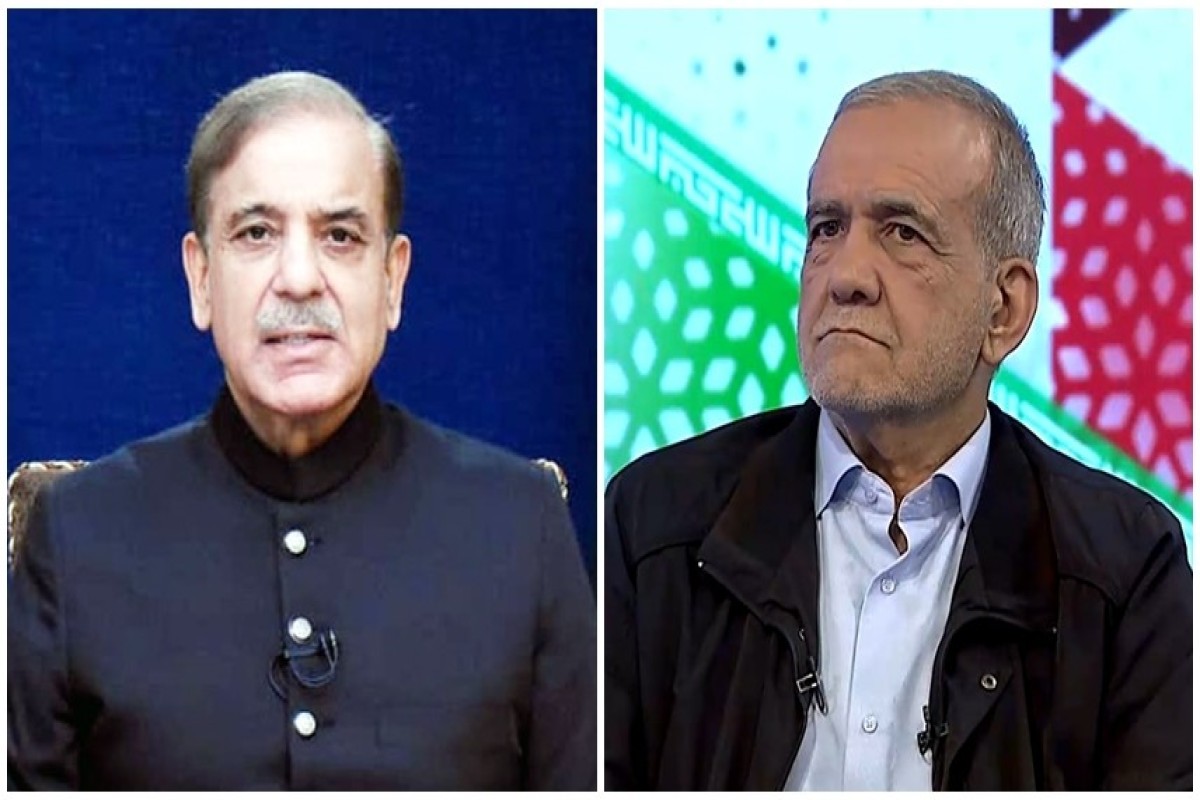Şahbaz Şərif Pezeşkianı sülh danışıqları ilə bağlı Pakistanın diplomatik səyləri barədə məlumatlandırıb