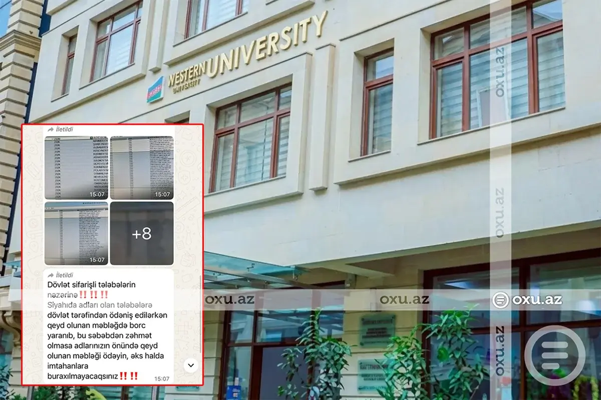 "Buna tələbələr cavabdeh deyil..." - "Universitetin tələbi qanunvericiliyə ziddir"